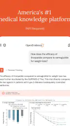 OpenEvidence screenshot