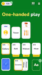Ord Solitaire: Words & Cards screenshot