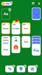 Ord Solitaire: Words & Cards screenshot