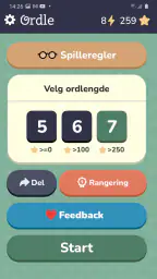 Ordle screenshot