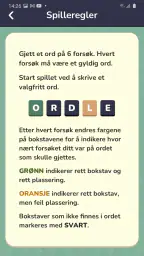 Ordle screenshot