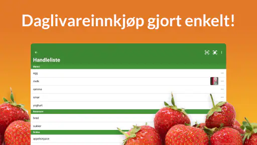 OurGroceries Handleliste screenshot