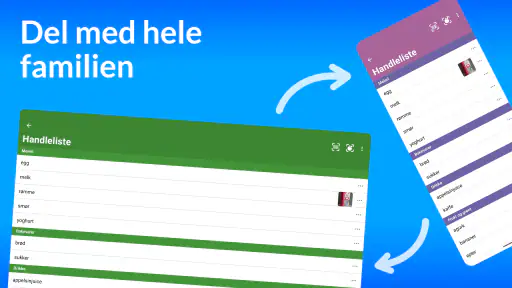 OurGroceries Handleliste screenshot