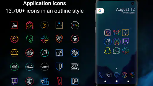 Outline Icons - Icon Pack screenshot