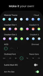 Outlined Watch Face screenshot
