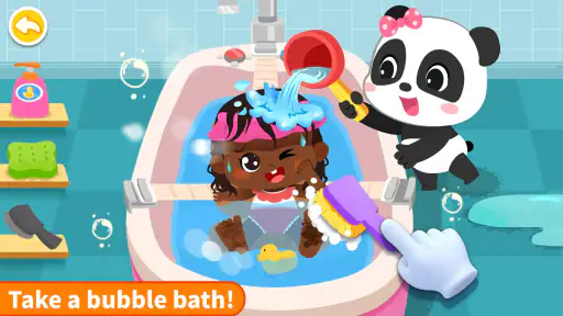 Panda Games: Baby Girls Care screenshot