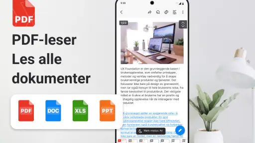 PDF-leser og PDF-editor screenshot