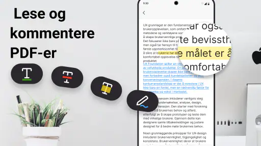 PDF-leser og PDF-editor screenshot