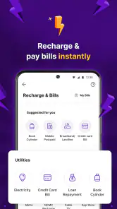 PhonePe UPI, Payment, Recharge screenshot