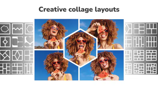 Photo Collage Maker & Redaktør screenshot