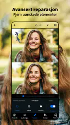 Photoshop Express: Redigering screenshot