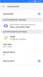 PhotoSync Autotransfer Add-On screenshot