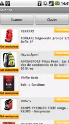 pic2shop Shop efter stregkode screenshot