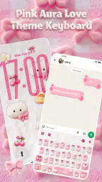 Pink Aura Love Theme screenshot