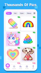 Pixel Coloring-Color by number screenshot