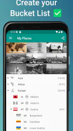 Places Been - Travel Tracker screenshot