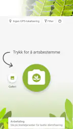 PlantNet plantegjenkjenning screenshot