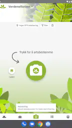 PlantNet plantegjenkjenning screenshot