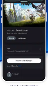 PlayStation App screenshot