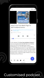 Plenary - RSS feeds, Podcasts screenshot