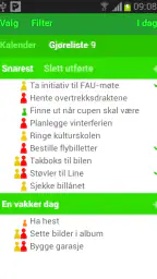 PlenoFamilie: felles kalender screenshot
