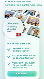 Popsa | Print bildene dine screenshot