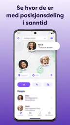 Posisjonsdeling med Life360 screenshot