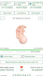 Pregnancy Calculator+Calendar screenshot