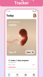 Pregnancy + | Tracker App screenshot