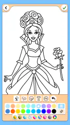 Prinsesse Farging screenshot