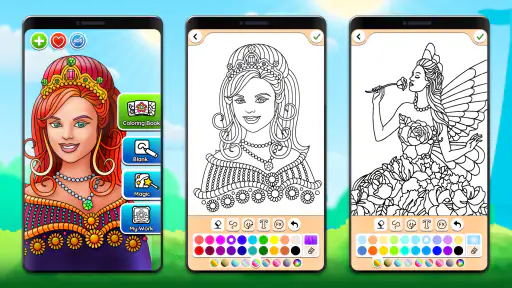 Prinsesse Farging screenshot