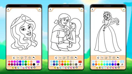 Prinsesse Farging screenshot