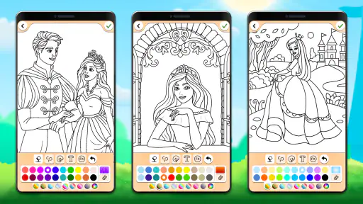 Prinsesse Farging screenshot