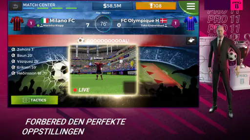 Pro 11 - Football Manager Game screenshot
