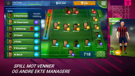 Pro 11 - Football Manager Game screenshot