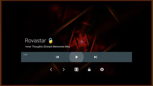 projectM Music Visualizer TV screenshot