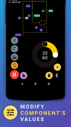 PROTO - circuit simulator screenshot