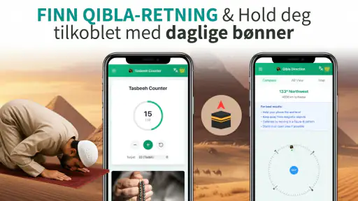 Qibla-retning: Bønnetider screenshot