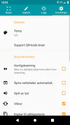 QR- og strekkodeskanner Pro screenshot