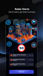 Radar GO-X: HUD, GPS, kart screenshot