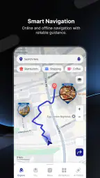 Radar GO-X: HUD, GPS, kart screenshot