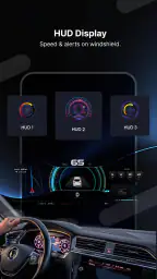 Radar GO-X: HUD, GPS, kart screenshot