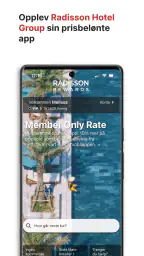 Radisson Hotels Opphold screenshot