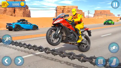 Ragdoll Bike Fall Crash Smash screenshot