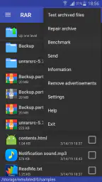 RAR screenshot