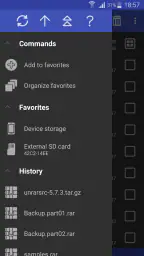 RAR screenshot