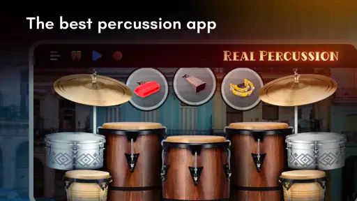 Real Percussion: instrumenter screenshot