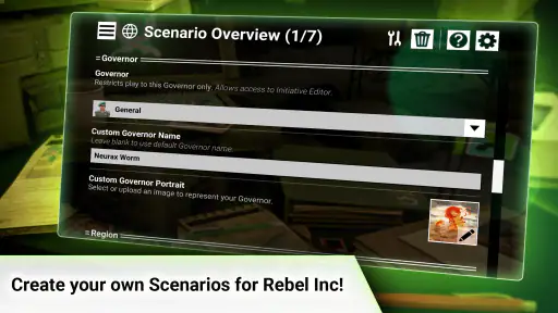 Rebel Inc: Scenario Creator screenshot