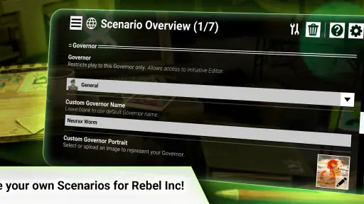 Rebel Inc: Scenario Creator screenshot