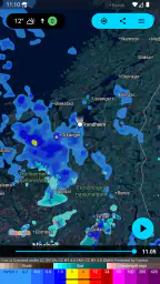 Regn Alarm (Rain Alarm) screenshot